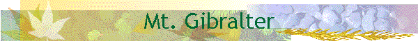 Mt. Gibralter